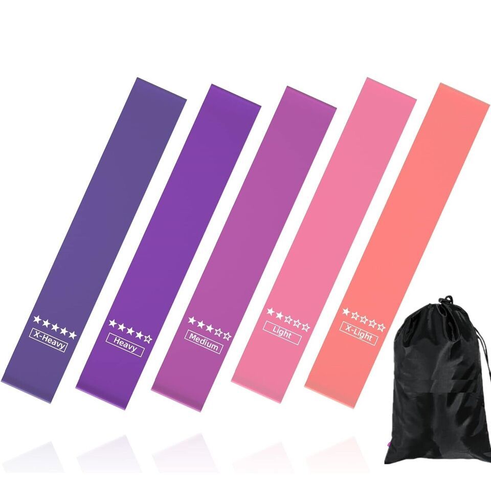 Set of 5 Resistance Loop Exercise Bands