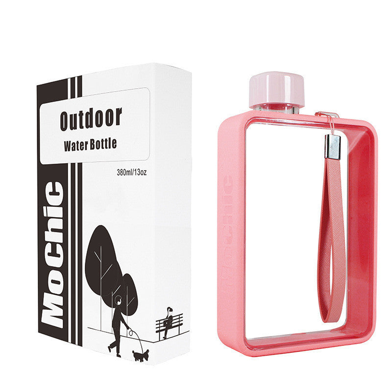 Square Fitness Water Bottle – Portable & Durable