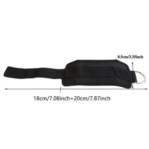 Body Building Resistance Band D-Ring Ankle Strap Buckle Gym Newest Multi Thigh Leg Ankle Cuffs Power Weight Lifting Fitness Rope