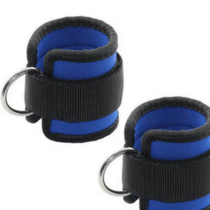 Body Building Resistance Band D-Ring Ankle Strap Buckle Gym Newest Multi Thigh Leg Ankle Cuffs Power Weight Lifting Fitness Rope
