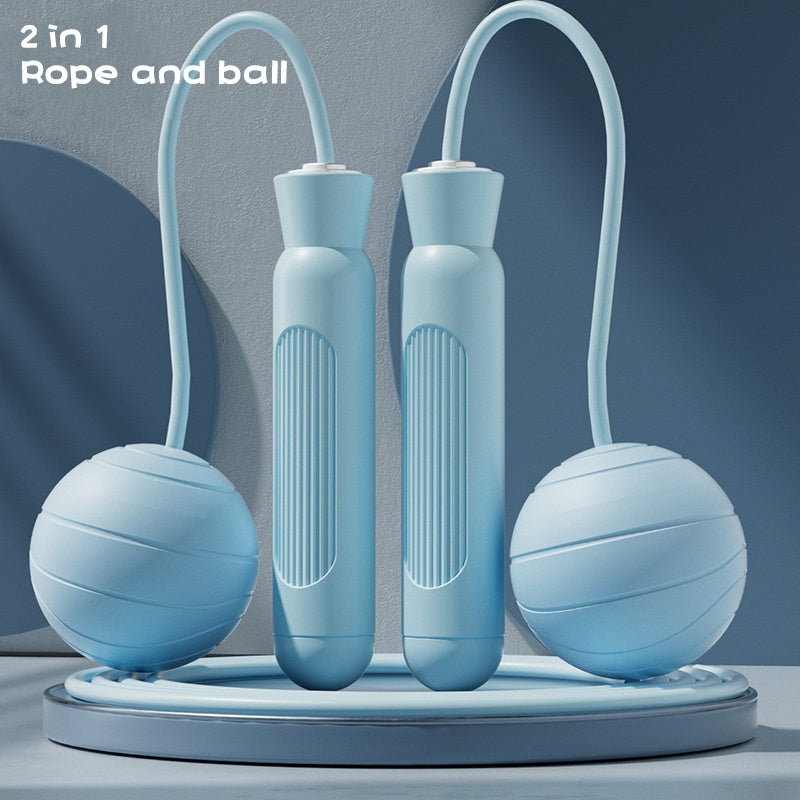 2-in-1 Adjustable Speed Jump Rope Set