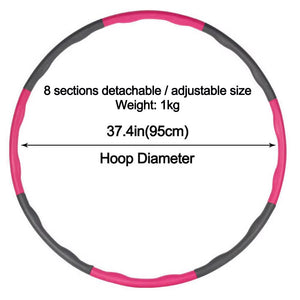 Removable Hula Circle Hoops for Adults Sport Slimming Fitness Equipment Training Ring Circle Adjustable Hoola Hoop for Women