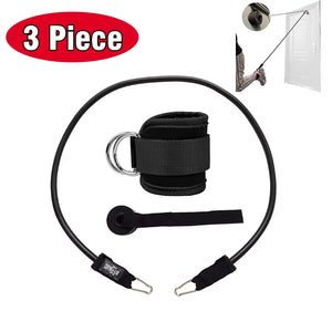Fitness Ankle Straps Adjustable D-Ring Support Cuffs Gym Leg Strength Workouts Pulley with Buckle Sports Guard Safety Abductors