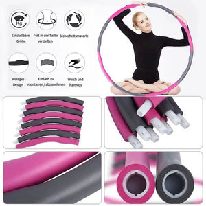 Removable Hula Circle Hoops for Adults Sport Slimming Fitness Equipment Training Ring Circle Adjustable Hoola Hoop for Women