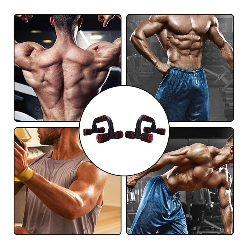 U-Shaped Push-Up Bars with Foam Grip