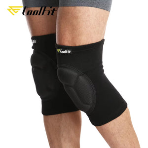 1 Pair Thickening Football Volleyball Extreme Sports Knee Pads Brace Support Protect Cycling Knee Protector Kneepad