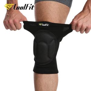 1 Pair Thickening Football Volleyball Extreme Sports Knee Pads Brace Support Protect Cycling Knee Protector Kneepad