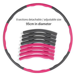 Removable Hula Circle Hoops for Adults Sport Slimming Fitness Equipment Training Ring Circle Adjustable Hoola Hoop for Women