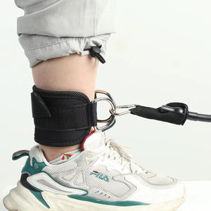 Fitness Ankle Straps Adjustable D-Ring Support Cuffs Gym Leg Strength Workouts Pulley with Buckle Sports Guard Safety Abductors