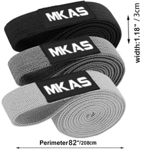 Long Resistance Loop Band Set Unisex Fitness Yoga Elastic Bands Hip Circle Thigh Squat Band Workout Gym Equipment for Home