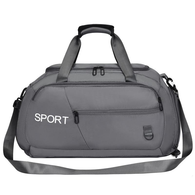 Waterproof Gym Travel Bag w/ Shoe Compartment