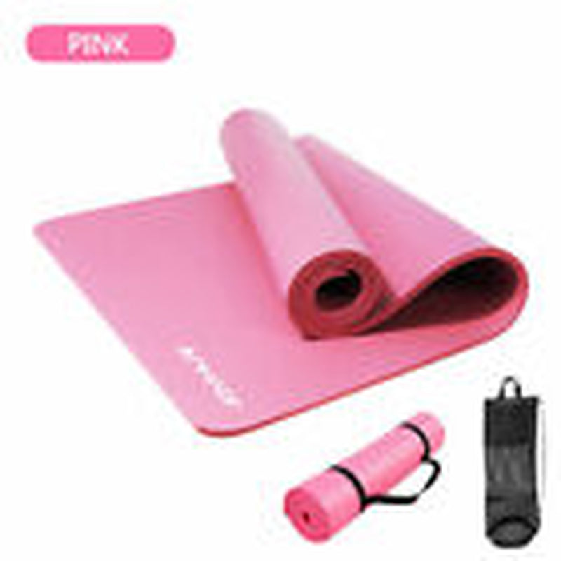 61 X 183CM YOGA MAT 15MM THICK GYM EXERCISE FITNESS PILATES WORKOUT MAT NON SLIP