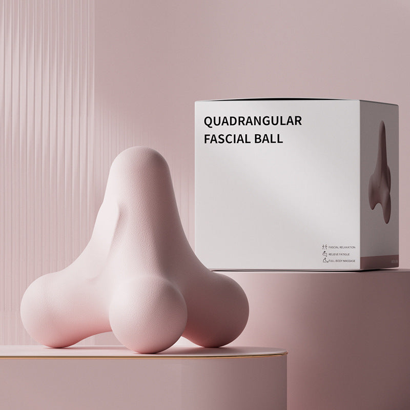 Quadrangle Fascia Massage Ball for Muscle Relief