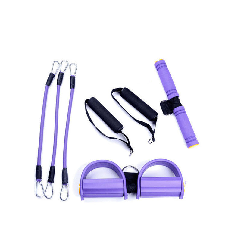 3-Tube Pedal Tension Rope – Leg & Core Trainer