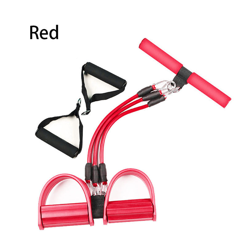 3-Tube Pedal Tension Rope – Leg & Core Trainer