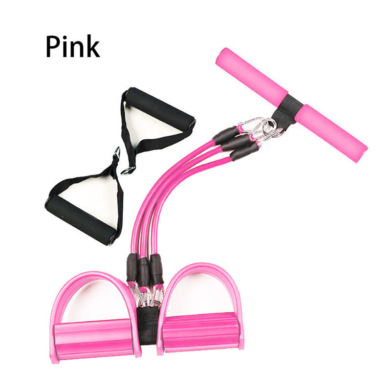 3-Tube Pedal Tension Rope – Leg & Core Trainer