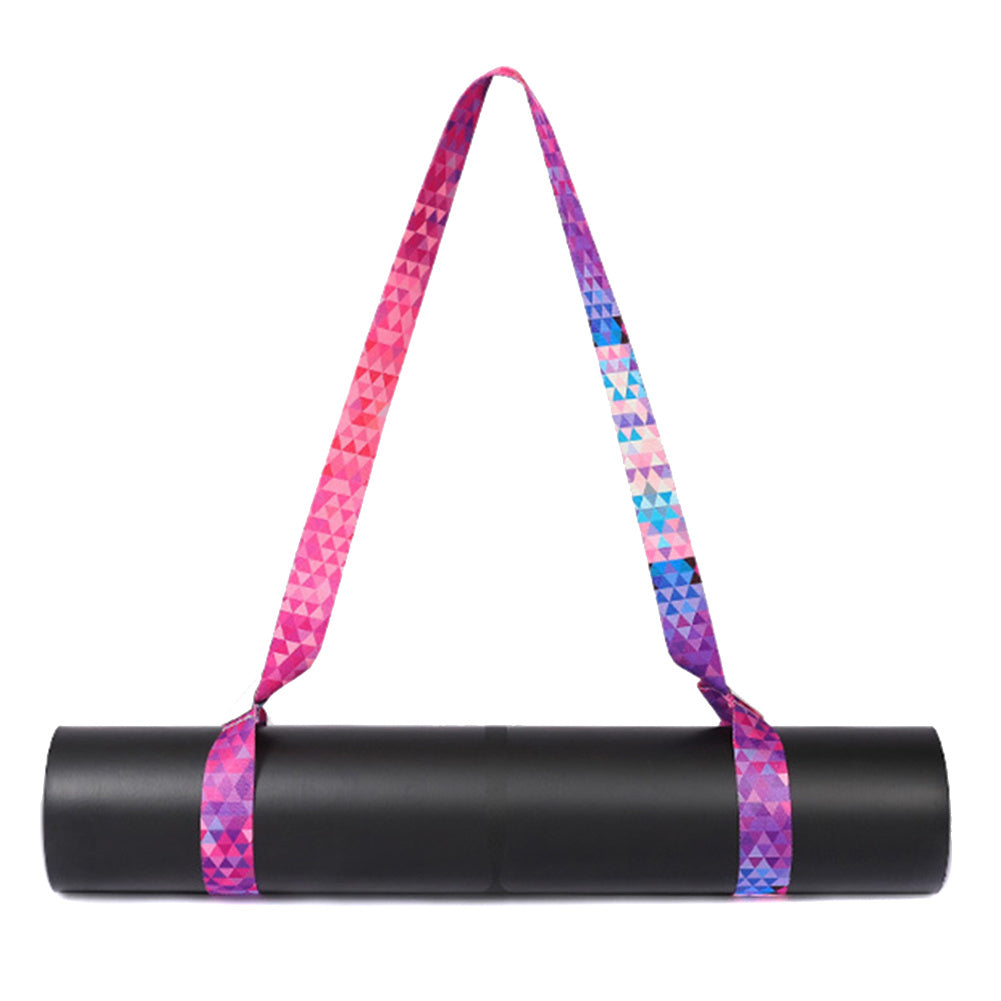 Pure Cotton Yoga Mat Strap with Colorful Print