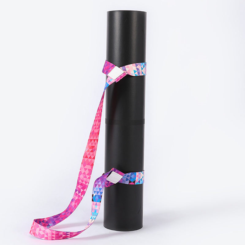 Pure Cotton Yoga Mat Strap with Colorful Print