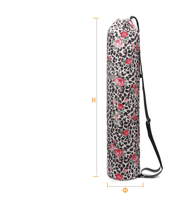 Canvas Yoga Mat Bag with Shoulder Strap