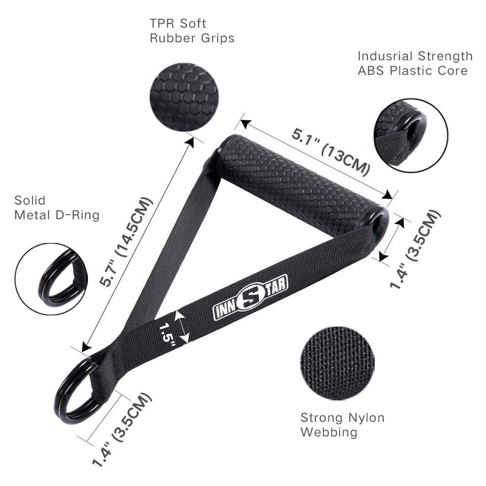 High/Low Pulley Handle for Fitness Equipment