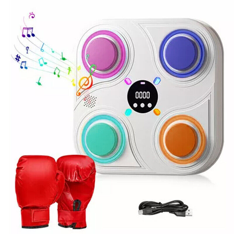 Smart Boxing Music Machine with LED & Bluetooth