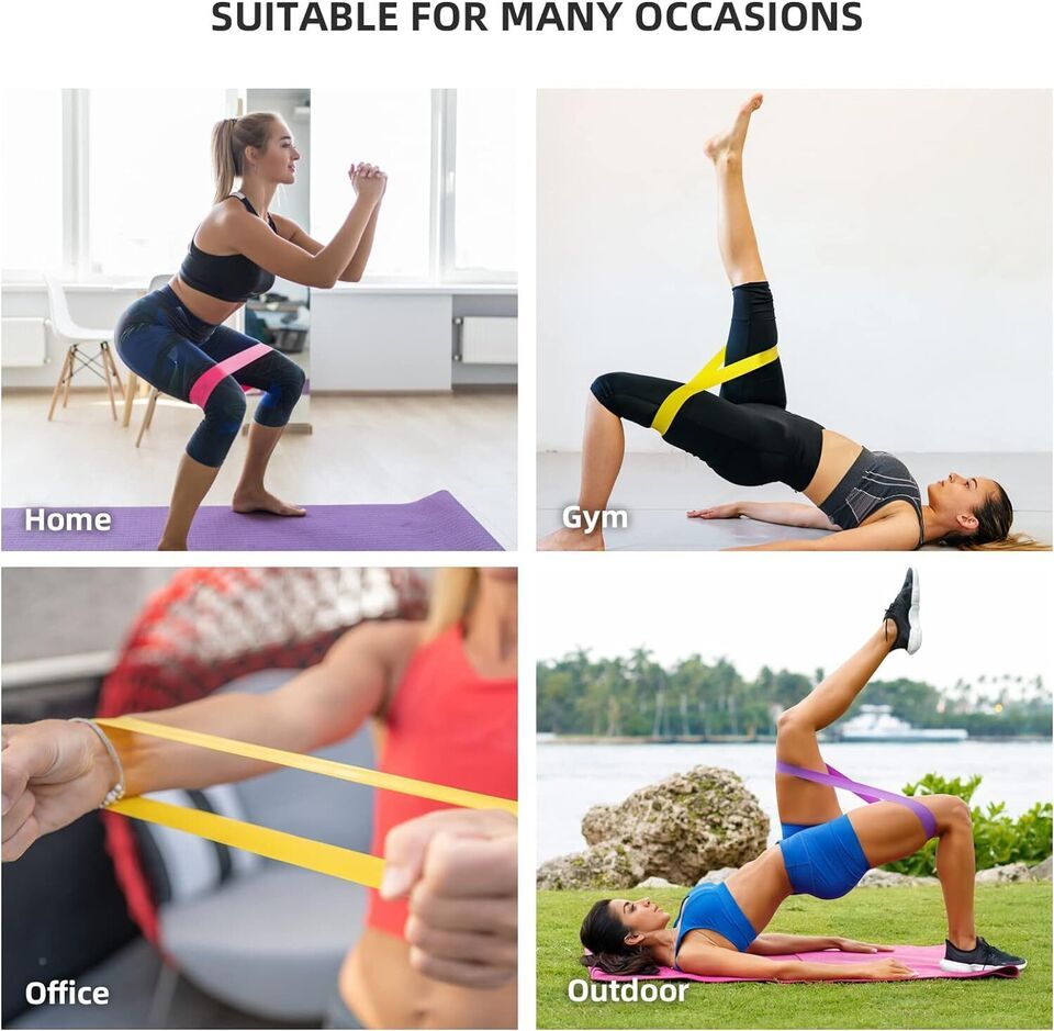 Set of 5 Resistance Loop Exercise Bands