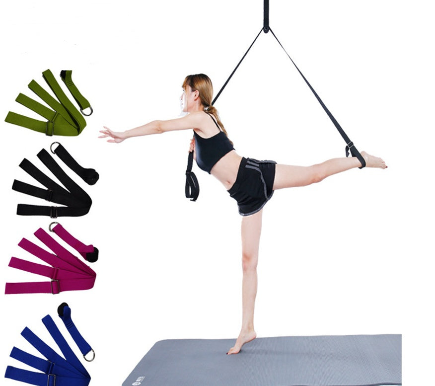 Adjustable Yoga Strap – Flexibility Training Belt