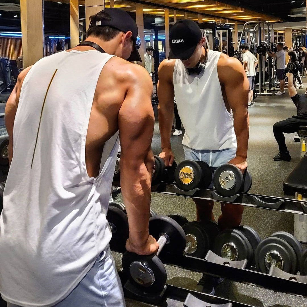 Men's Elastic Fitness Vest Loose Waistcoat