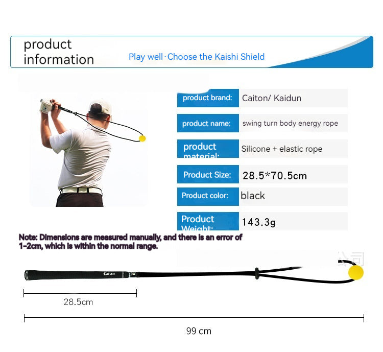 Golf Swing Correction Rope Trainer