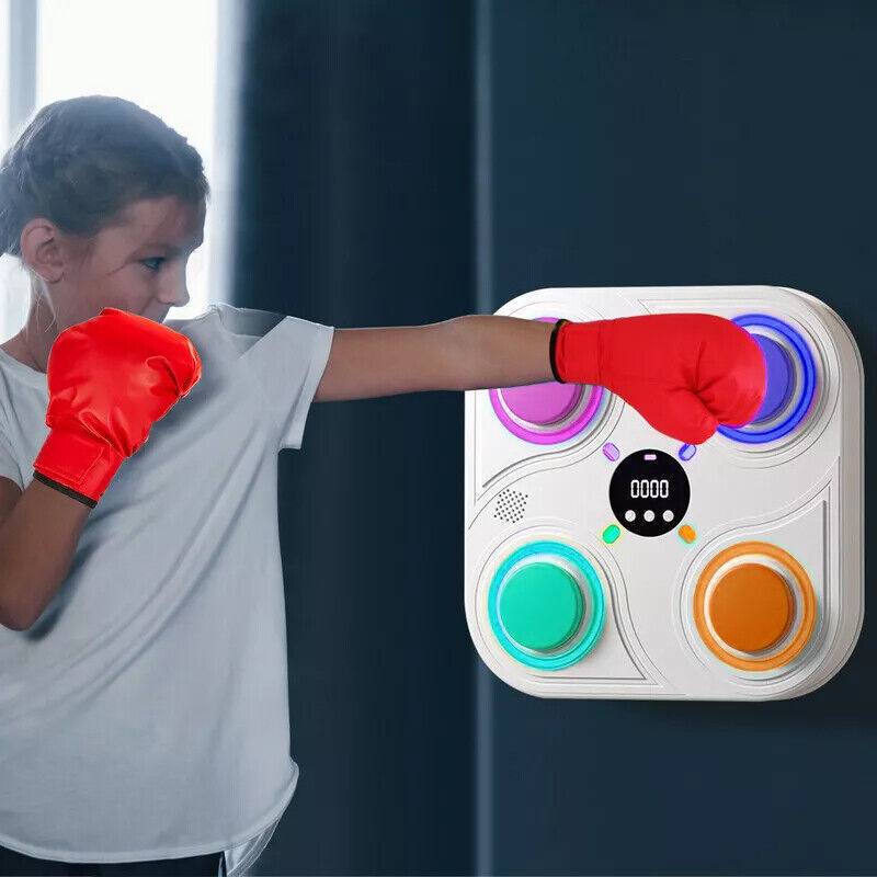 Smart Boxing Music Machine with LED & Bluetooth