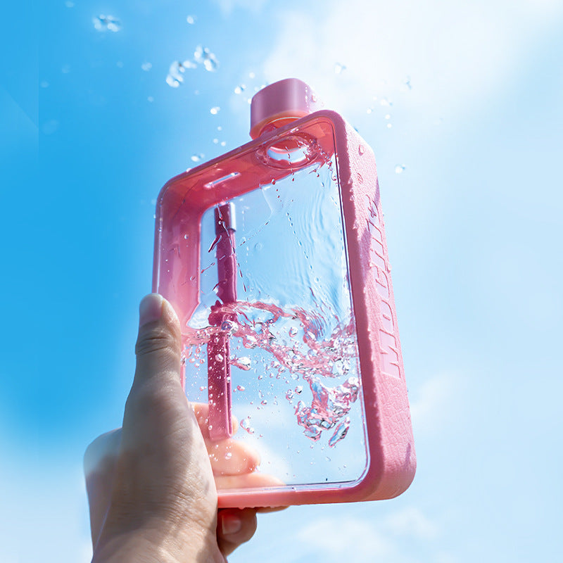 Square Fitness Water Bottle – Portable & Durable