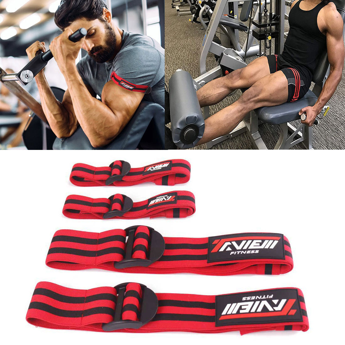 Blood Flow Restriction Training Bands – Arm & Leg Straps