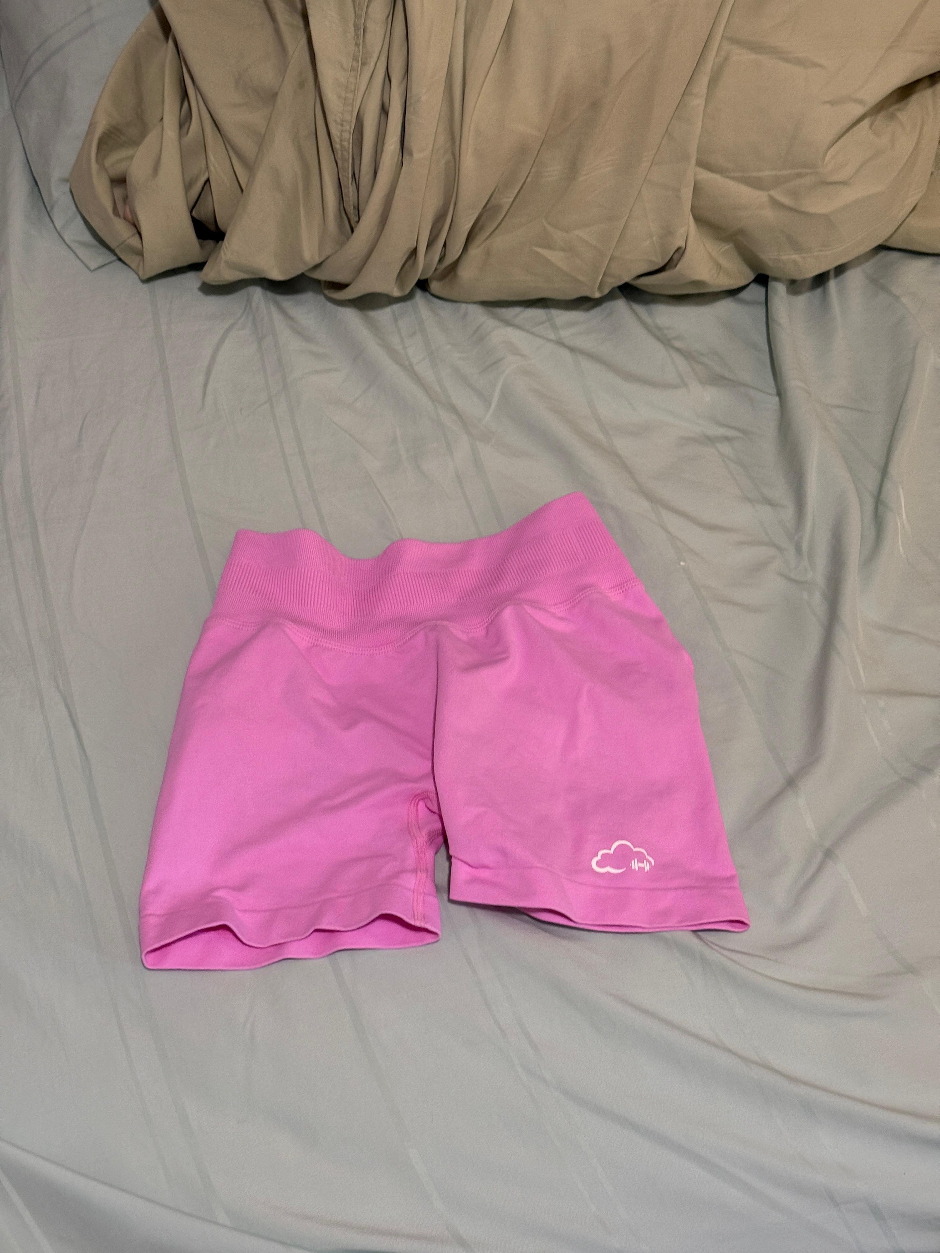 Cloud Activewear Seamless Shorts – Blue Pink
