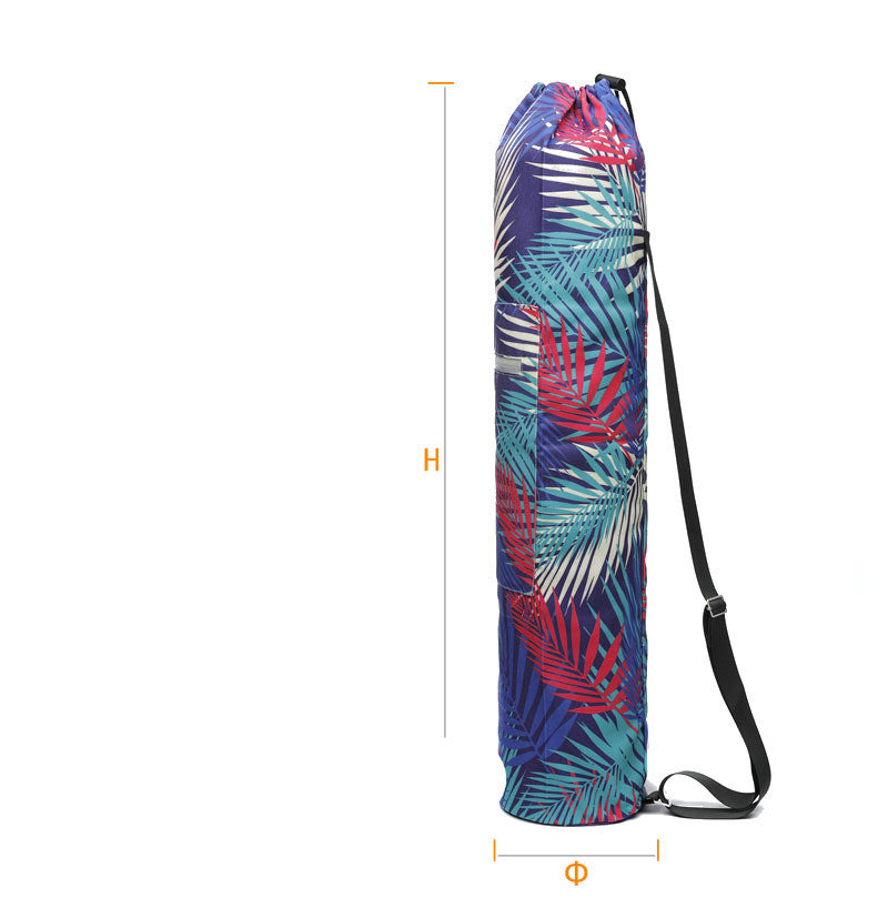 Canvas Yoga Mat Bag with Shoulder Strap