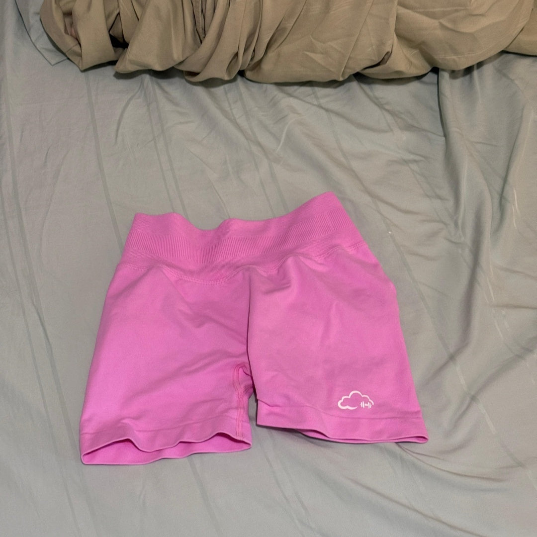 Cloud Activewear Seamless Shorts – Blue Pink