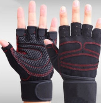 Half Finger Gym Gloves – Breathable & Grippy