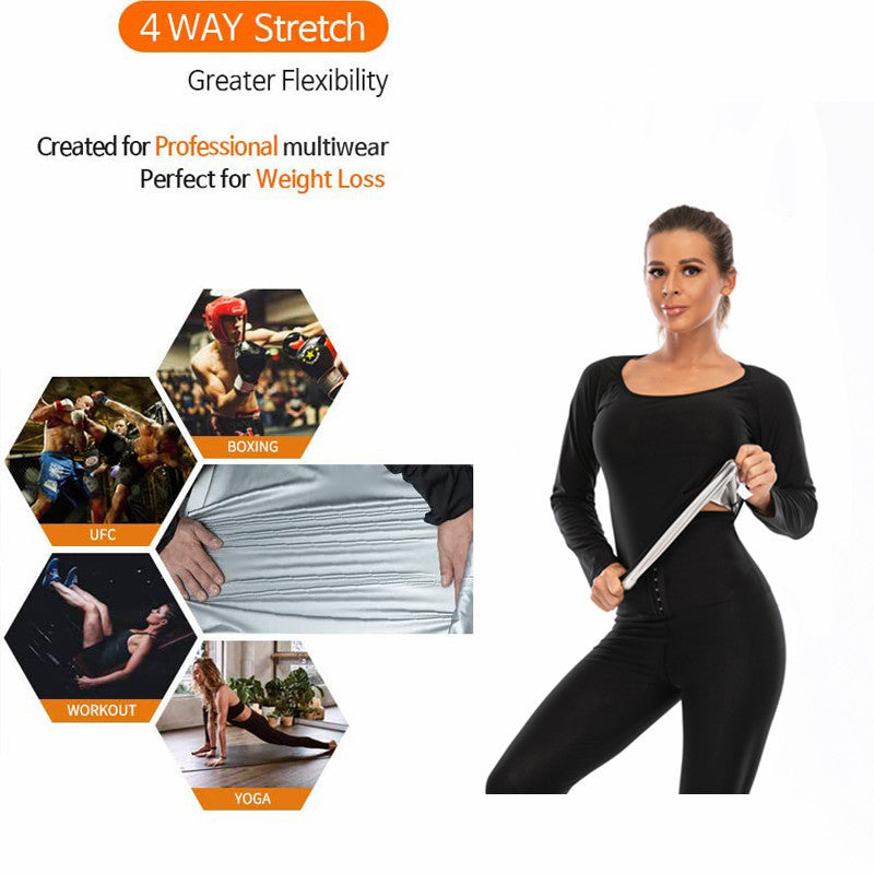 Women's Sauna Sweatpants – Fitness Slimming Wear