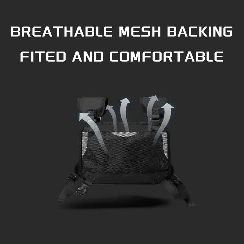Reflective Sports Chest Bag – Breathable & Secure