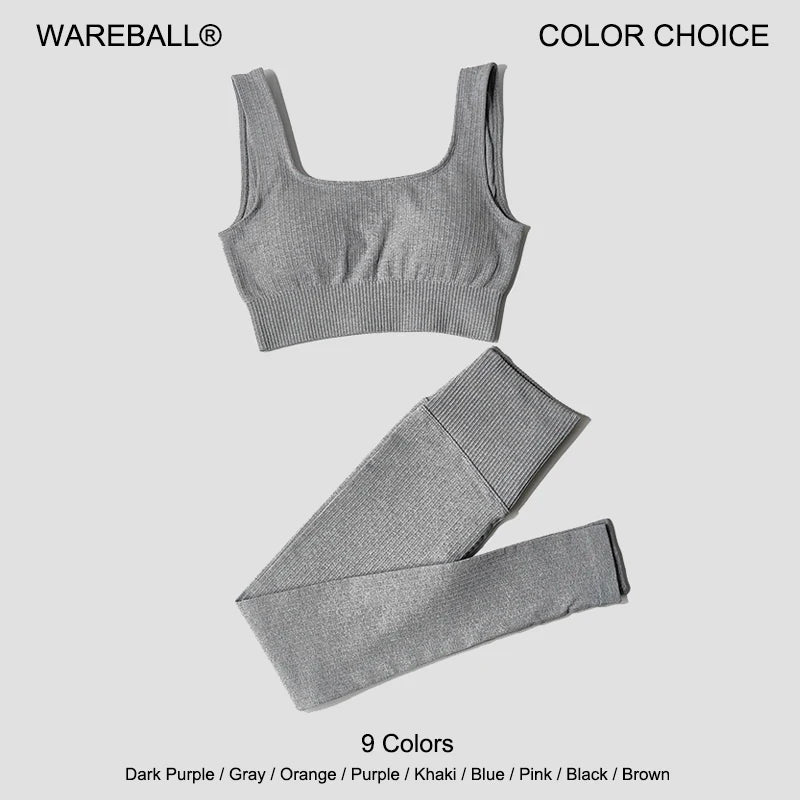 Women'S Sportswear Fitness Yoga Sets High Waist Sports Leggings Sports Bra Gym Clothing Workout Set Sport Suit