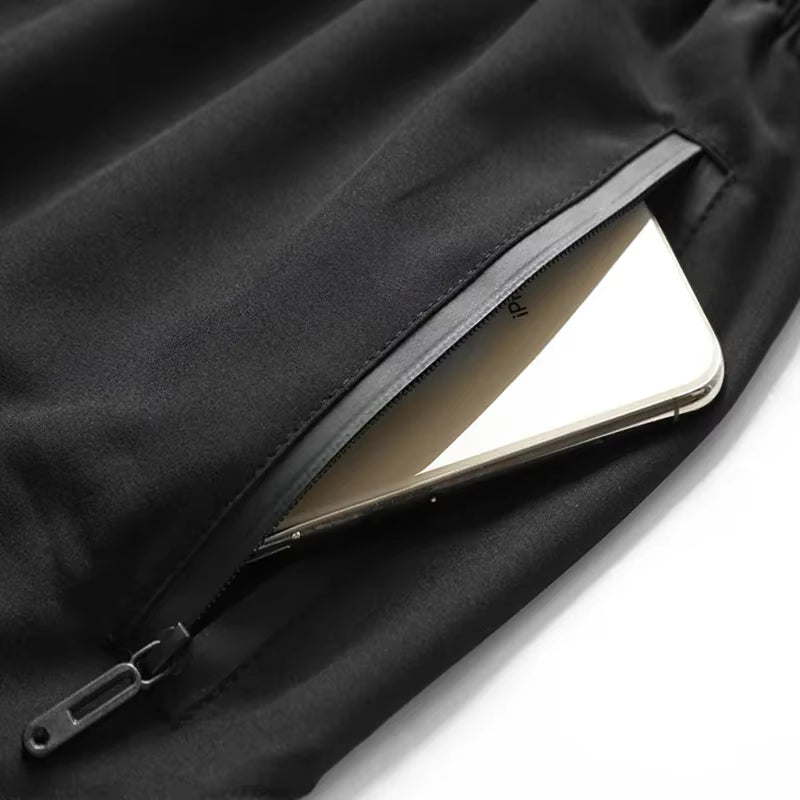 Men'S 3/4 Sports Pants Running Shorts Gym Wear Fitness Workout Tennis Basketball Soccer Training Leggings