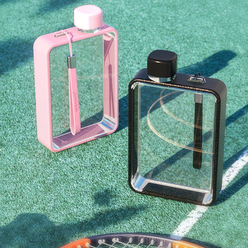 Square Fitness Water Bottle – Portable & Durable