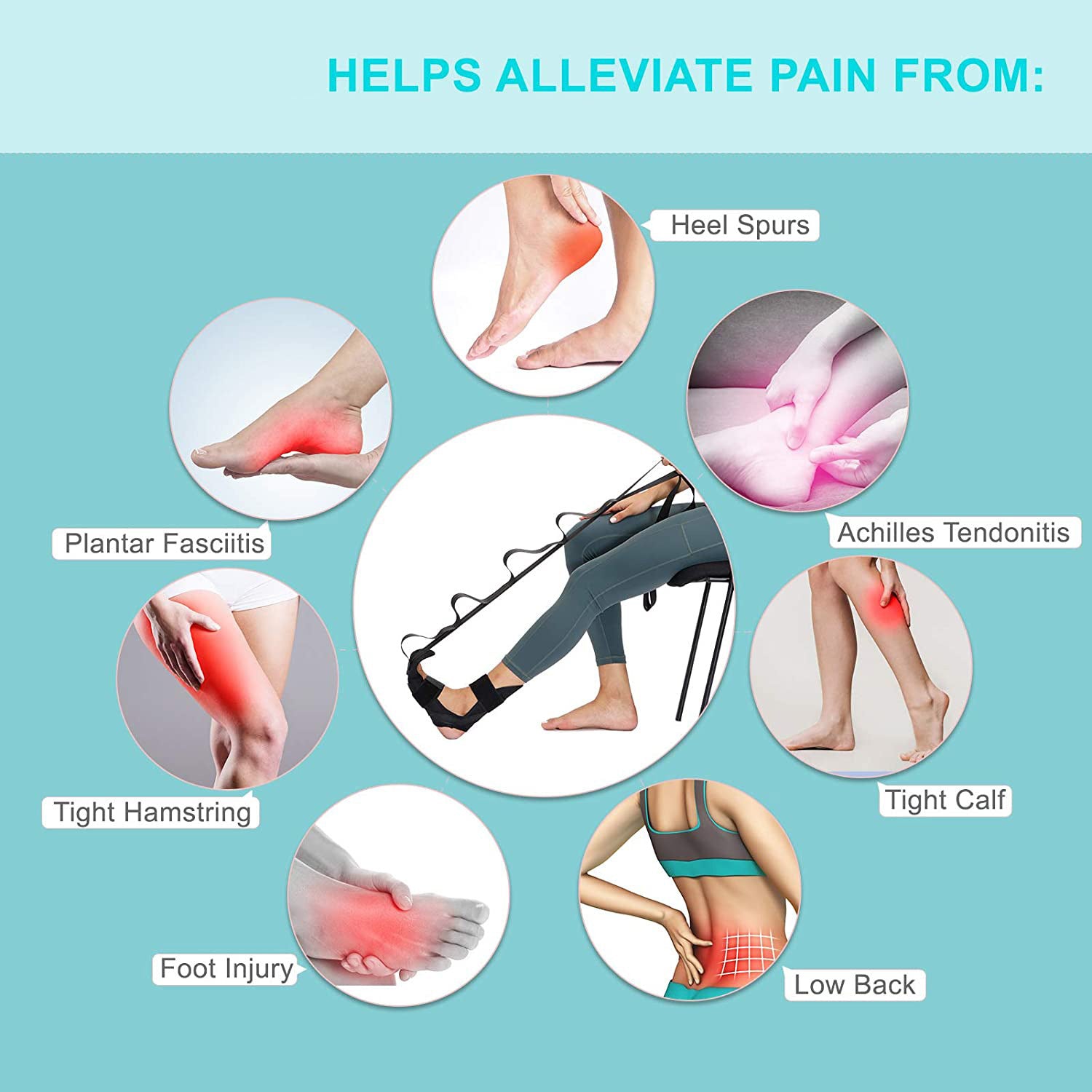 Foot Tendon Tensioner for Pain Relief
