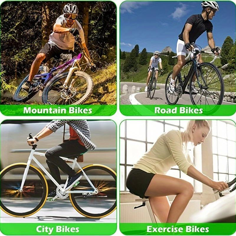 1Pc Neutral Bicycle Seat Cushion, Saddle Seat Cover Cycling Equipment, Thickened Soft Non-Slip Silicone Mountain Bike Seat Cover, Comfortable Goodies