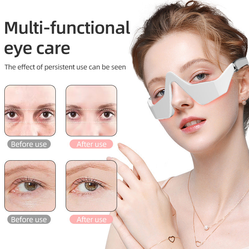 Wireless Red Light Eye Massager with Heat