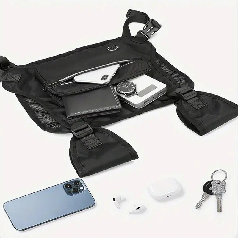 Reflective Sports Chest Bag – Breathable & Secure