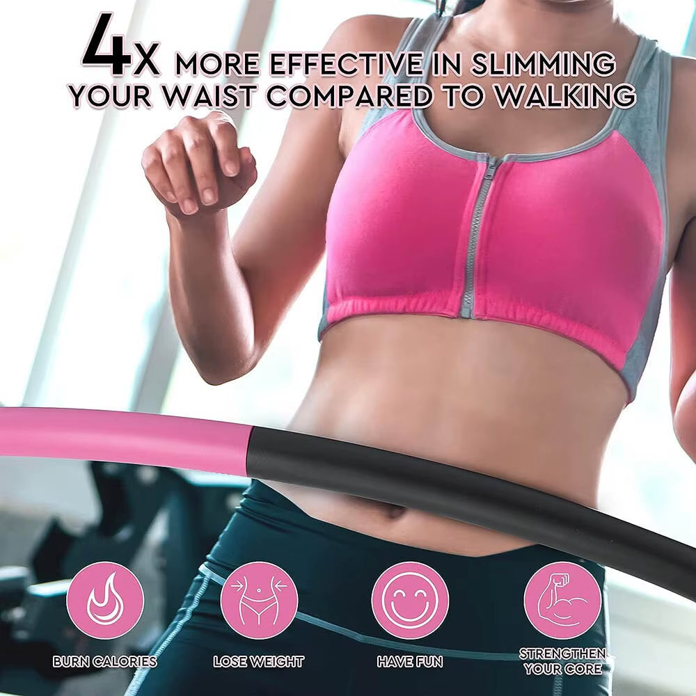 Removable Hula Circle Hoops for Adults Sport Slimming Fitness Equipment Training Ring Circle Adjustable Hoola Hoop for Women