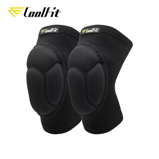 1 Pair Thickening Football Volleyball Extreme Sports Knee Pads Brace Support Protect Cycling Knee Protector Kneepad