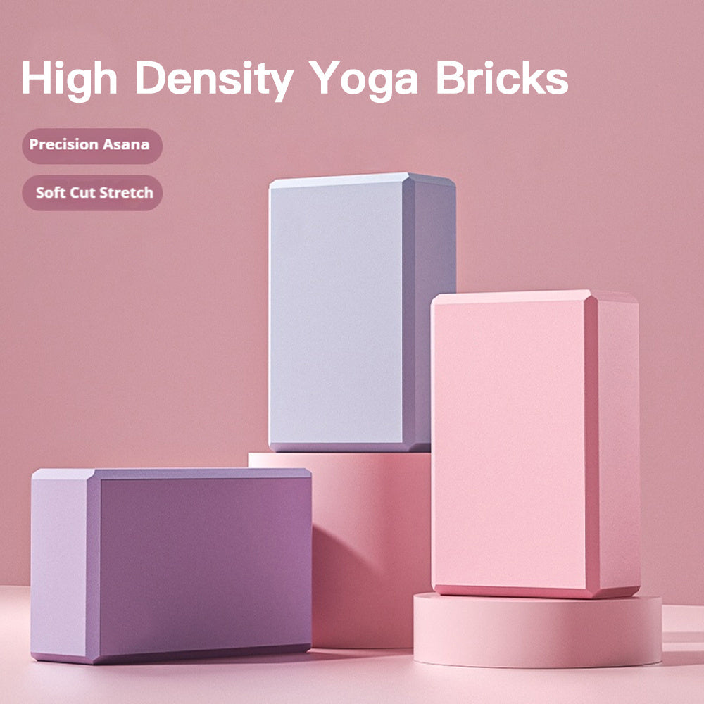 Foam Yoga Blocks – Stretching & Support Tool