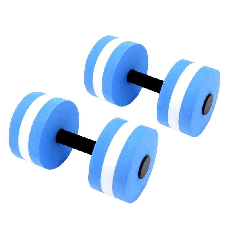 2PCS EVA Water Dumbbells - Floating Yoga Foam Weights for Men , Women & Kids Fitness Exercise