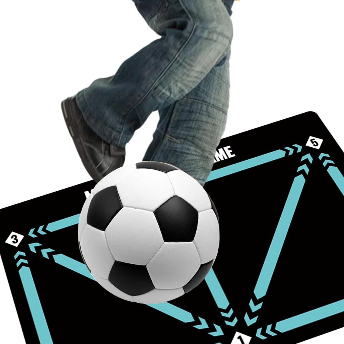Non-Slip Soccer Training Mat for Solo Practice